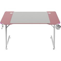 Mars Gaming MGDX120RGBP Table, Steel Chassis, 120x60x75 Carbon Fiber, RGB Controller, Cable Management, Pink