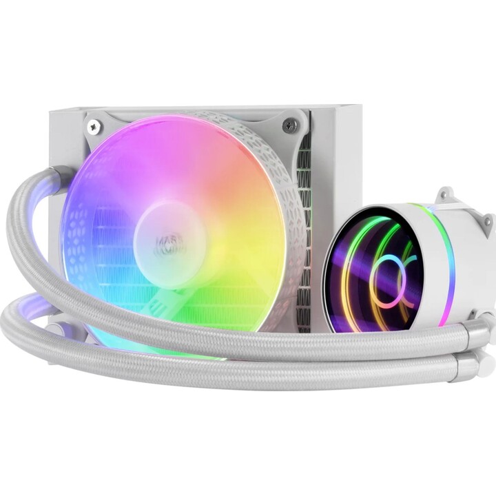 Système de refroidissement liquide Mars Gaming MLONE120 / Blanc
