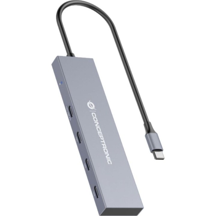 CONCEPTRONIC USB 3.2 GEN 1 HUB, 4P USB-C, 100 W PD