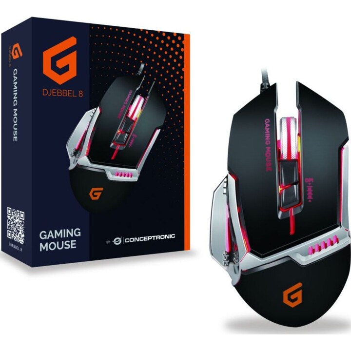 Mouse Da Gioco Conceptronic Usb Djebbel 8