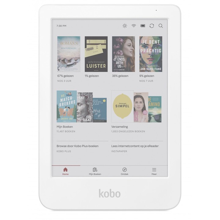 Kobo Clara Colour lectore de e-book Pantalla táctil 16GB Wifi Blanco