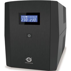 Onduleur hors ligne Conceptronic 1500 VA / 900 W avec 6 XIEC, USB HID, entrée/sortie RJ45 AVR