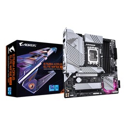 Scheda madre GIGABYTE B760M AORUS ELITE WIFI6E GEN5 – Supporta processori Intel Core di 14a generazione, 12+1+1 VRM digitale