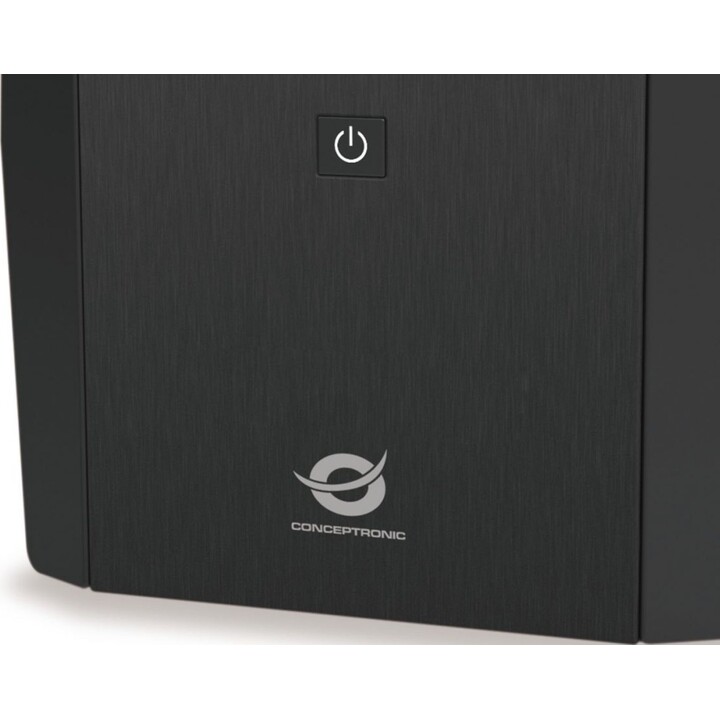 Conceptronic 1500 VA/900 W Offline-USV mit 6XIEC, USB HID, RJ45 In/Out AVR