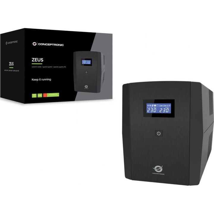 Modem de proteção IEC de 6 portas Conceptronic 2200VA 1320W