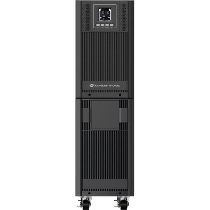 Conceptronic SAI de torre en línea ZEUS52E6K de 6000 VA y 5400 W, bloque de terminales