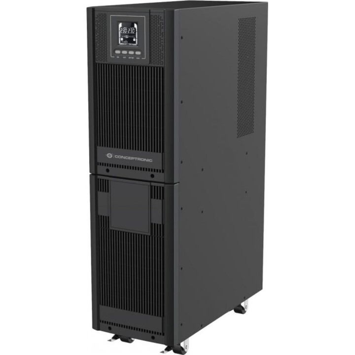 Conceptronic SAI de torre en línea ZEUS52E6K de 6000 VA y 5400 W, bloque de terminales