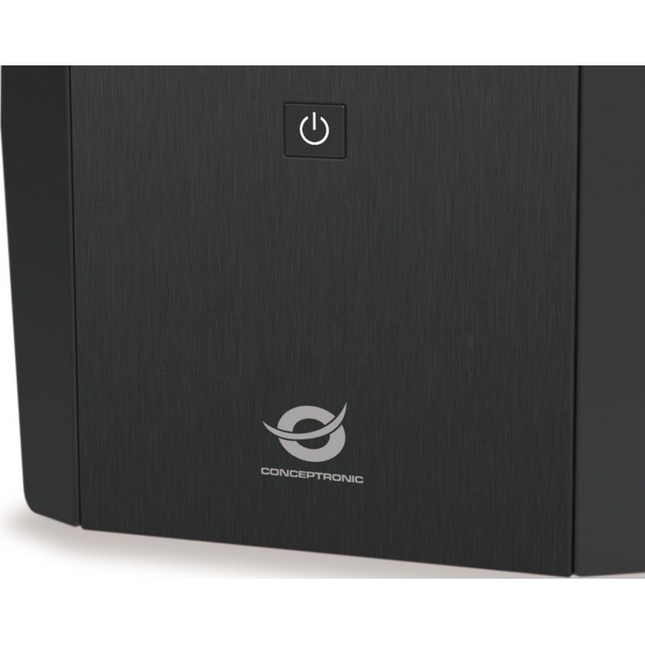 Conceptronic SAI ZEUS03EM 1200VA 720W, 3 IEC, 2 Schuko, HID USB, AVR