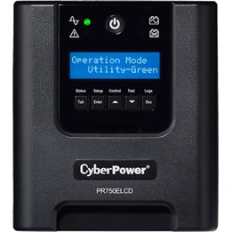 CyberPower PR750ELCD uninterruptible power supply (UPS) 750 VA 675 W 6 AC outlets