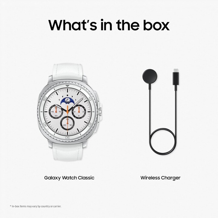 Samsung Galaxy Watch8 Classic, procesador de 3nm, 46mm, LTE Bluetooth, AI Smart Watch, entrenador de salud y sueño, blanco