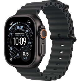 Apple Watch Ultra 3 GPS Cellular 49 mm Caja de titanio negro con correa Ocean Band negra
