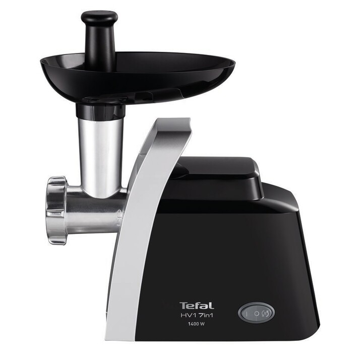 Tefal HV1 NE1098 picadora 1400 W Negro, Plata