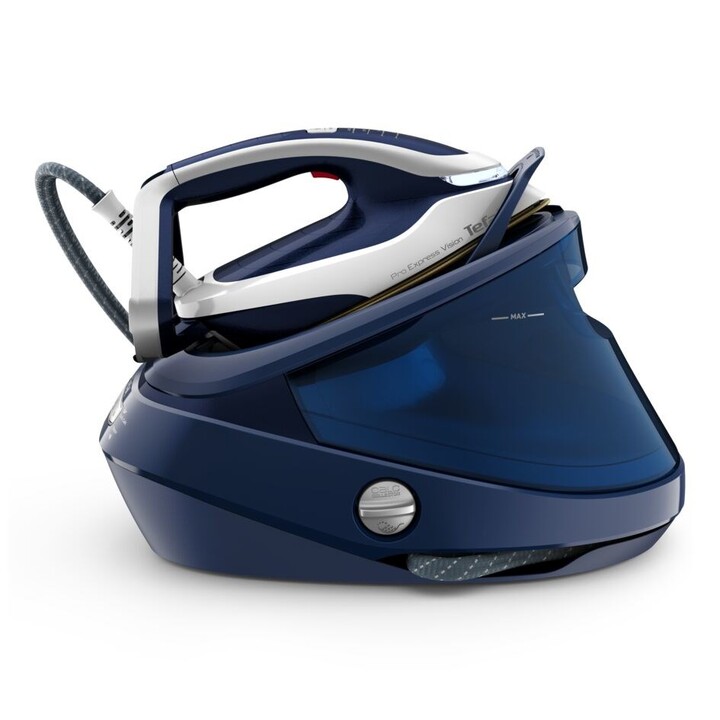 Tefal Pro Express Vision GV9812 3000 W 1,1 L Durilium AirGlide Autoclean base Azul, Branco