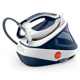 Tefal Pro Express Ultimate II GV9712 3000 W 1,2 l Durilium Airglide Bügelsohle Blau, Weiß