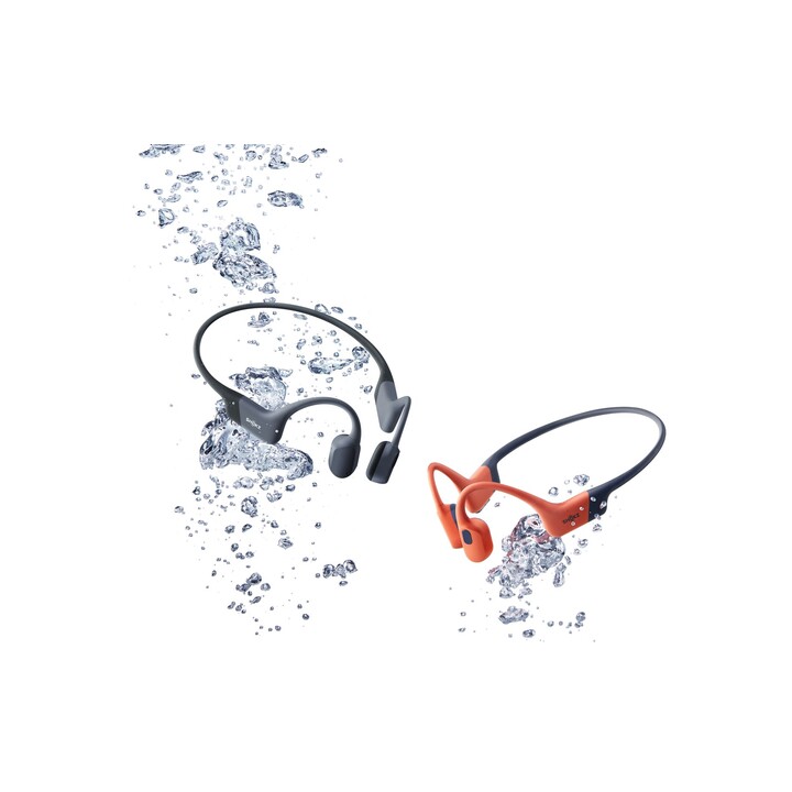 SHOKZ OpenSwim Pro Casque Sans fil Open-ear Sports Bluetooth Gris