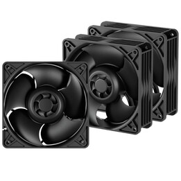 Lot de 3 ventilateurs Arctic S12038-8K/ 12 cm