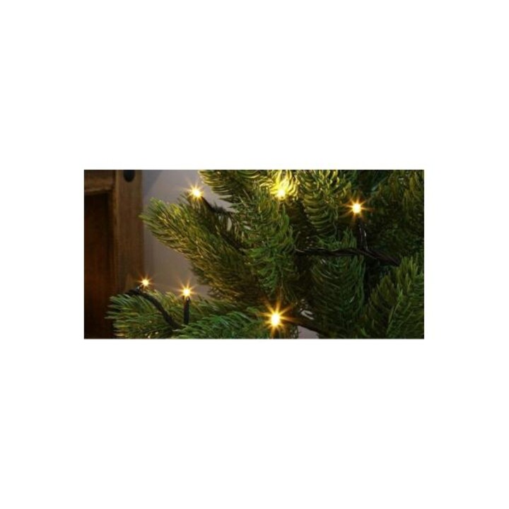 WOOX R5168 Smarte Weihnachtsbeleuchtung WLAN 20 Meter, 200 LEDs, 230 Lumen, warmweiß mit Dimmfunktion und Sound
