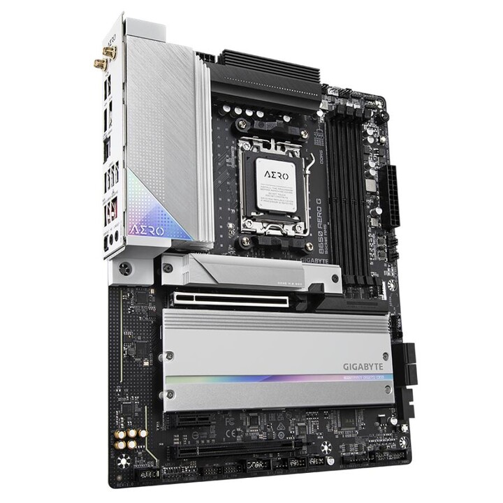Gigabyte B650 AERO G (rev 1.0) ATX, AMD AM5, B650, 4x DDR5 DIMM, USB 3.2, BT5.2, 2.5GbE, Wi-Fi 6E