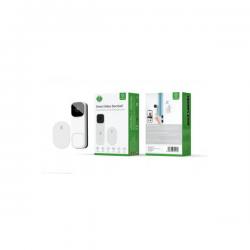WOOX R4331 Smart video doorbell &amp; indoor bell, FHD, 3MP, 1/2.8&quot; CMOS, IP65, Wi-Fi 802.11 b/g/n, White
