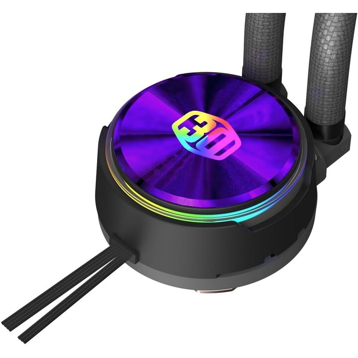 Cooler Master MLY-D36M-A23PZ-R1 PL360 Flux, 360mm radiator, 3x 120mm, 0-2300 RPM ± 10%, ARGB, Black