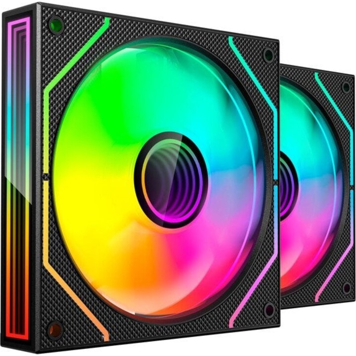 Pacote com 2 ventiladores Mars Gaming MF-3DPROX2/12 cm/ARGB