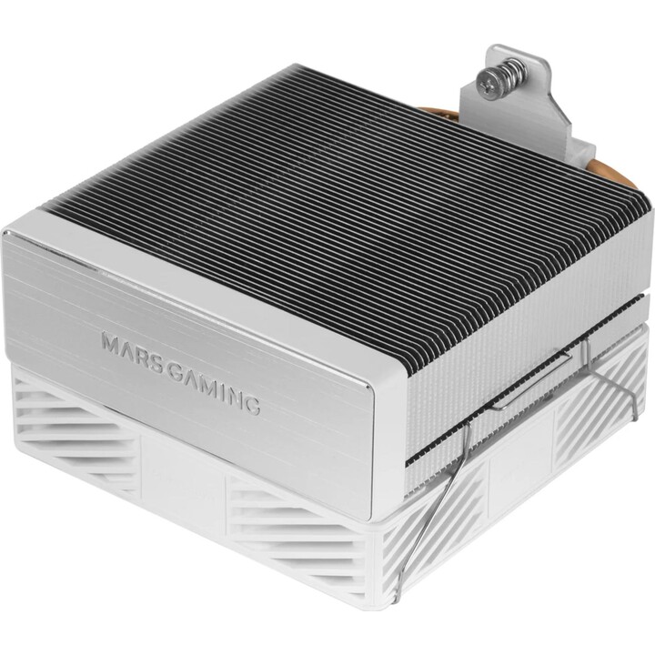 Ventilateur Mars Gaming MCPU-X4 avec dissipateur thermique / 12 cm / Blanc