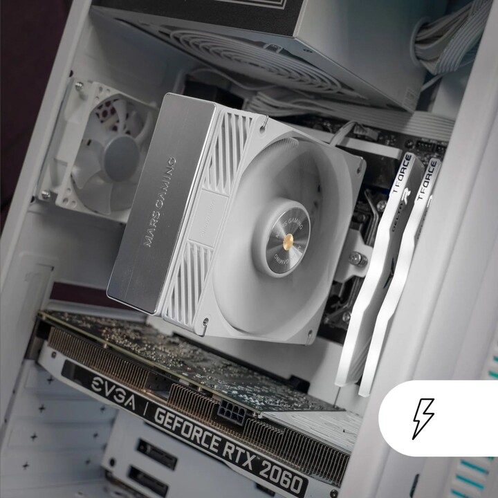 Mars Gaming MCPU-X4 Lüfter mit Kühlkörper/ 12cm/ Weiß