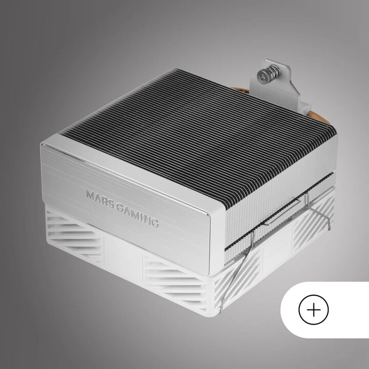 Mars Gaming MCPU-X4 Ventilador Con Disipador 12cm, Blanco