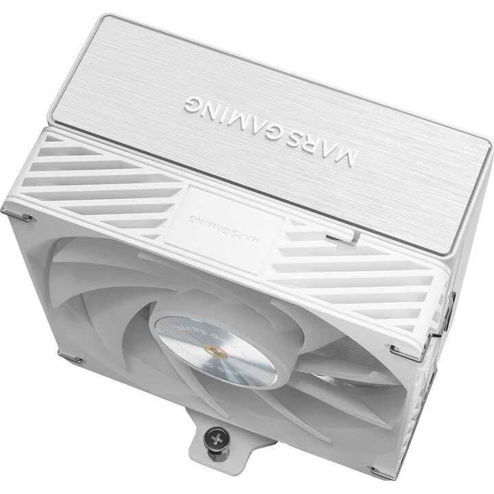 Ventola Mars Gaming MCPU-X5 con dissipatore di calore/ 12 cm/ Bianco