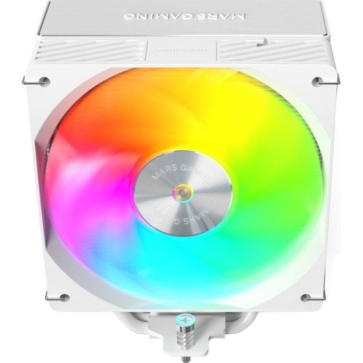 Ventoinha Mars Gaming MCPU-X5ARGB com dissipador de calor/ 12 cm/ Branco