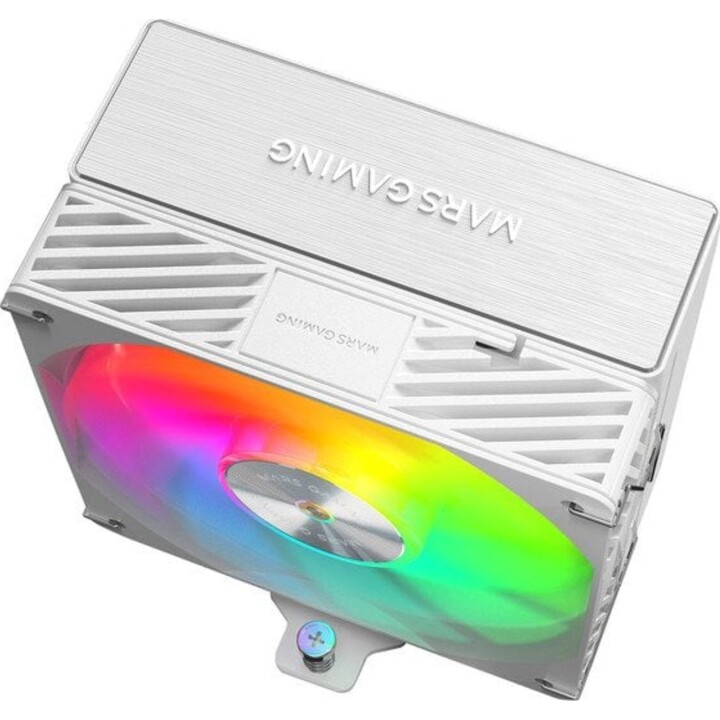 Ventoinha Mars Gaming MCPU-X5ARGB com dissipador de calor/ 12 cm/ Branco