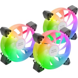 Pack of 3 Mars Gaming MF-3A/ 12cm/ ARGB Fans