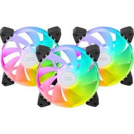 Pack of 3 Mars Gaming MF-3AR/ 12cm/ ARGB Inverted Fans