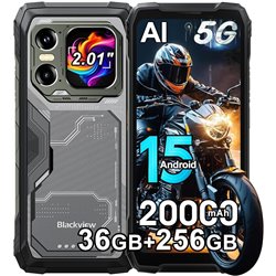 Blackview XPLORE 1 5G, 120Hz, 55W, Dual Sim, 12GB 256GB, Black Rugged