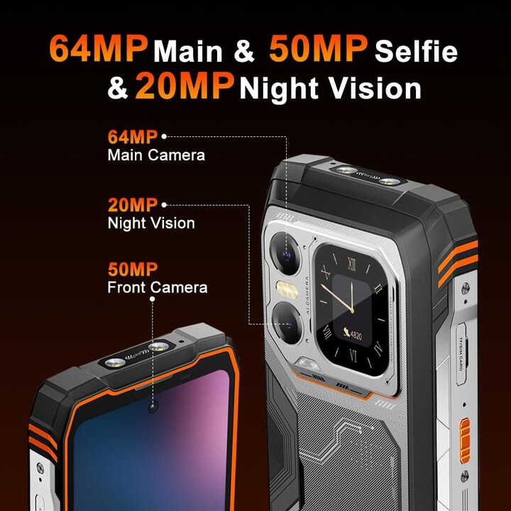 Blackview Xplore 1 5G, 120Hz, 55W, Dual SIM, 12GB 256GB, negro rugged