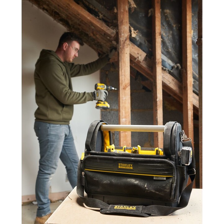 STANLEY FMST17626-1 offene PRO-STACK Werkzeugtasche Aluminium schwarz/gelb