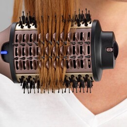BaByliss AS95E Air Power Volume Heißluftbürste Champagner 1000 W
