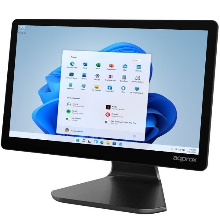 TPV Approx appTPV05+G8-256W11 Intel Celeron J4125/ 8 Go/ SSD 256 Go/ 15,6´/ Tactile/ Wi-Fi/ Win11