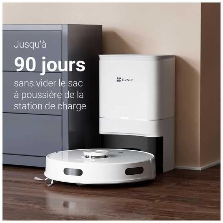 Aspirador de pó robô EZVIZ RE5 PLUS (CS-RE5P-TWT2) Branco