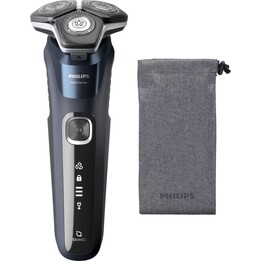 Philips SHAVER Series 5000 S5885/10 Herrenrasierapparat Rotationstrasierer Trimmer Schwarz, Blau