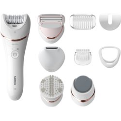 Épilateur Philips Epilator Series 8000 BRE740/10/ avec batterie/ 10 accessoires