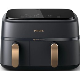 Philips 3000 series NA352/00 freidora 9 L Independiente 2750 W Freidora de aire caliente Carbón vegetal, Cobre, Gris