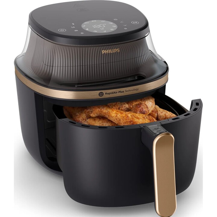 Philips 3000 series NA332/00 freidora Sencillo Independiente 1700 W Freidora de aire caliente Negro