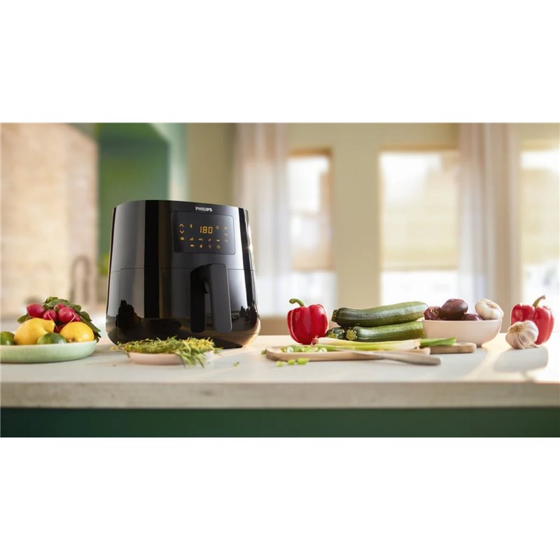 Philips 3000 series Airfryer XL, technologie Rapid Air, 1,2 kg, 6,2 l, noir