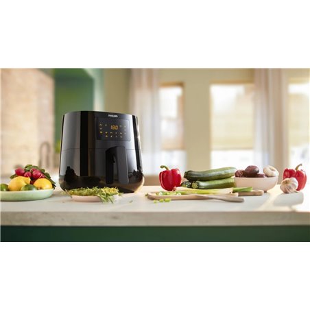 Philips 3000 series Airfryer XL, technologie Rapid Air, 1,2 kg, 6,2 l, noir