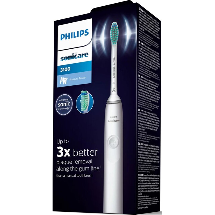 Philips 3100 series HX3671/13 cepillo eléctrico para dientes Adulto Cepillo dental sónico