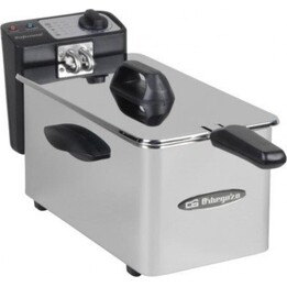 Orbegozo FDR35 Profi-Fritteuse 3,5 l 2000 W Edelstahl