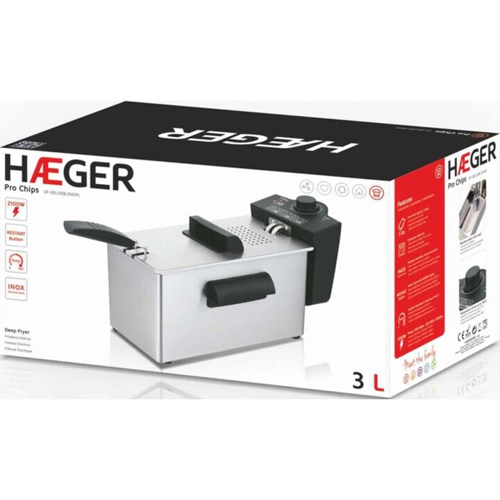 Friteuse Haeger chips & go 3 l