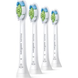Philips Paquete de 4 cabezales de cepillado sónicos estándar, 4 piezas, Blanco