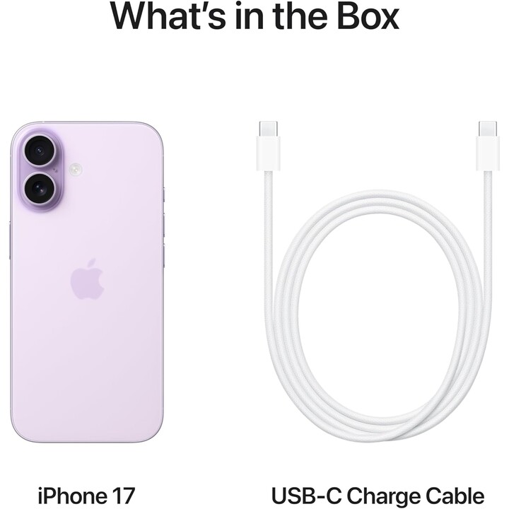 Apple iPhone 17 256 GB, telefono cellulare 5G con Apple Intelligence, Controllo della fotocamera, Chip A19, lavanda